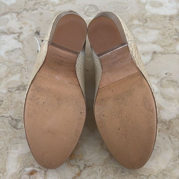 Rag & Bone Harlow Croc Embossed Leather Wrap Block Heel Ankle Boots - Picture 12 of 12